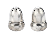Silverware, SALT- & PEPPAR CELLAR, 1 pair, in auction: Classic – Saturday 21 March
