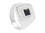 Jewellery, SIGNET RING, 18K white gold, in auction: Modern – Saturday 7 March