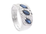 Jewellery - RING, 18K white gold - View 1