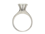 Jewellery - SOLITAIRE RING, platinum - View 2