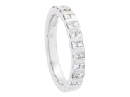 Jewellery - ETERNITY RING, 18K white gold - View 1