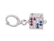 Jewellery - DETACHABLE PENDANT, 18K white gold - View 2
