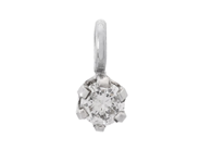 Jewellery, SOLITAIRE PENDANT, 18K white gold, in auction: General – Tuesday 12 May