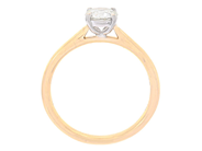 Jewellery - SOLITAIRE RING, 18K gold/white gold - View 2