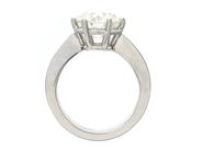 Jewellery - SOLITAIRE RING, 18K white gold - View 2