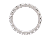 Jewellery - FULL ETERNITY RING, 18K white gold - View 2