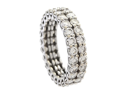 Jewellery - FULL ETERNITY RING, 2-strand - View 1