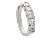 Jewellery - ETERNITY RING, 18K white gold - View 1