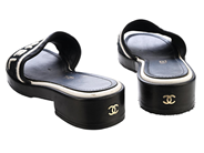 Clothes - SHOES, CHANEL. Slip-in sandals - View 2