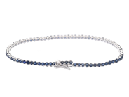 Jewellery - TENNIS BRACELET, 18K white gold - View 2