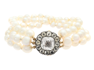 Jewellery - PEARL BRACELET, 3-row - View 1