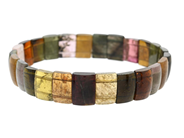 Jewellery - BRACELET, slices of tourmaline approx. 12 x 8 mm - View 1