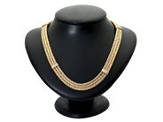 Jewellery - NECKLACE, 18K three-coloured gold - View 2