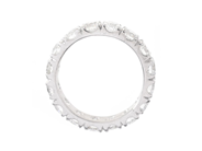 Jewellery - FULL ETERNITY RING, 18K white gold - View 2