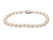 Jewellery, PEARL BRACELET, cultured freshwater pearls approx. 6 mm, in auction: Lilla jewellery – Tuesday 24 March