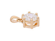 Jewellery - SOLITAIRE PENDANT, 18K gold - View 2