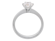 Jewellery - SOLITAIRE RING, 18K white gold - View 2