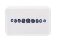 Gemstones, 9 SAPPHIRES, cushion cut, in auction: Lilla jewellery – Tuesday 21 April