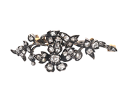 Jewellery - BROOCH, silver/9K gold - View 1
