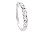 Jewellery - ETERNITY RING, 18K white gold - View 1