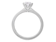 Jewellery - SOLITAIRE RING, 18K white gold - View 2