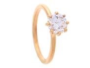 Jewellery - SOLITAIRE RING, 18K gold - View 1