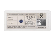 Gemstones - SAPPHIRE, oval-cut - View 1