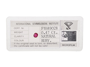 Gemstones, RUBY, oval-cut, in auction: Lilla jewellery – Tuesday 24 March