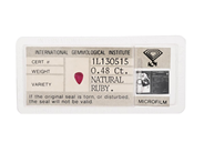 Gemstones, RUBY, pear shaped, in auction: Lilla jewellery – Tuesday 24 March