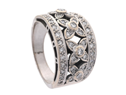 Jewellery - RING, 18K white gold - View 1