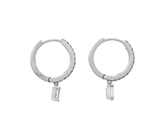 Jewellery - EARRINGS, 18K white gold - View 2