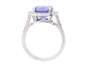 Jewellery - CLUSTER RING, 18K white gold - View 2