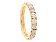 Jewellery - ETERNITY RING, 18K white gold - View 1