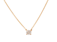 Jewellery - SOLITAIRE NECKLACE, 18K gold - View 1