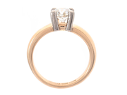 Jewellery - SOLITAIRE RING, 18K gold/white gold - View 2