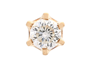 Jewellery, SINGLE EARRING, 18K gold, in auction: Lilla jewellery – Tuesday 21 April