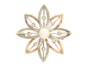 Jewellery - BROOCH, 18K white gold - View 1