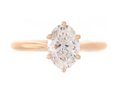 Jewellery - SOLITAIRE RING, 18K gold - View 3