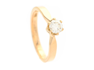 Jewellery - SOLITAIRE RING, 18K gold - View 1