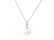 Jewellery, PENDANT WITH CHAIN, 18K white gold, in auction: Classic – Saturday 21 March
