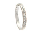 Jewellery - ETERNITY RING, 18K white gold - View 1