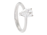 Jewellery, SOLITAIRE RING, 18K white gold, in auction: General – Tuesday 31 March