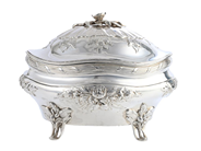 Silverware, SUGAR BOWL, silver, in auction: General – Tuesday 31 March