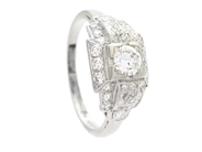 Jewellery - RING, Art deco - View 1