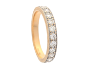 Jewellery, ETERNITY RING, 18K gold, in auction: Lilla jewellery – Tuesday 21 April