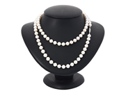 Jewellery, PEARL NECKLACE, cultured pearls approx. 7,2-7,4 mm, in auction: Lilla jewellery – Tuesday 21 April