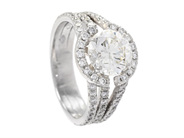 Jewellery - RING, 18K white gold - View 1