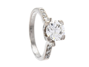 Jewellery - RING, 18K white gold - View 1