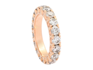 Jewellery - FULL ETERNITY RING, 18K rose gold - View 1
