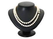 Jewellery, PEARL NECKLACE, cultured pearls approx. 7,25 mm, in auction: Lilla jewellery – Tuesday 21 April